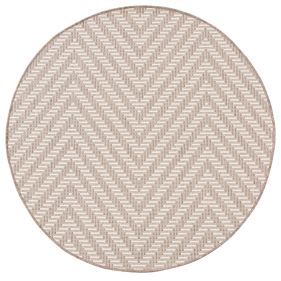 Dywan Lineo beige/mink 120cm, ⌀120 cm