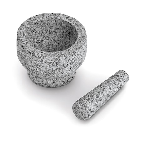 Moździerz z granitu 10x14x14 cm MORUTARU