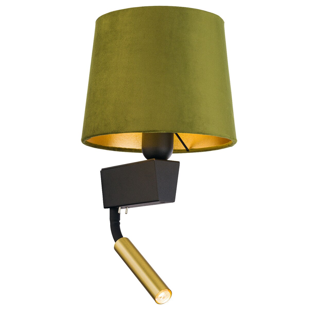 Lampa ścienna 8214 CHILLIN Zielono-złoty Nowodvorski