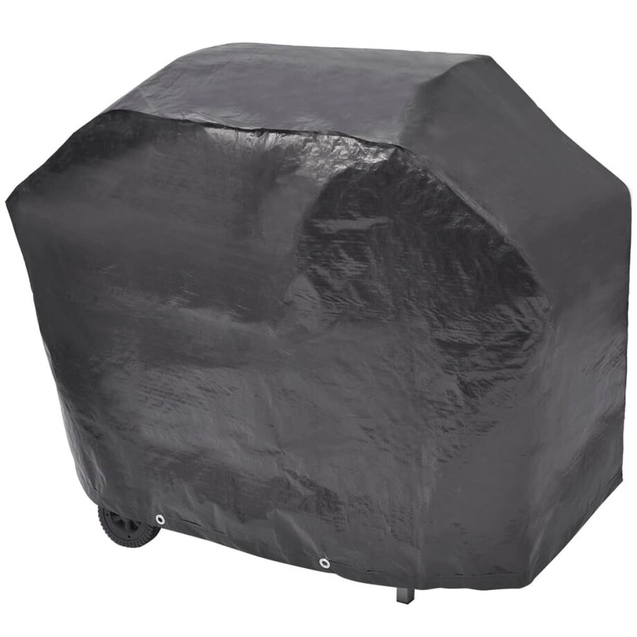 vidaXL Grill gazowy ze strefą gotowania 4+1, kolor czarno-srebrny