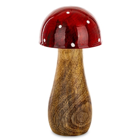 Dekoracja jesienna - grzybek 15x7,5x7,5 MUCHOMOREK