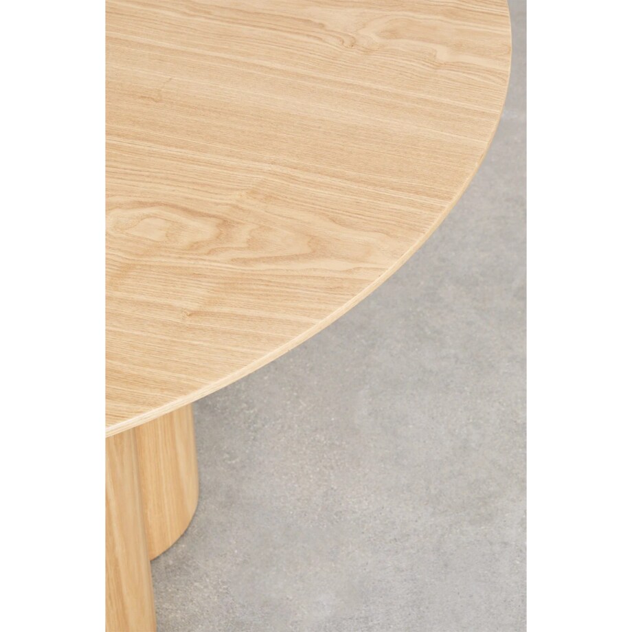 Okrągły stół do jadalni naturalny Athena Ø120 cm