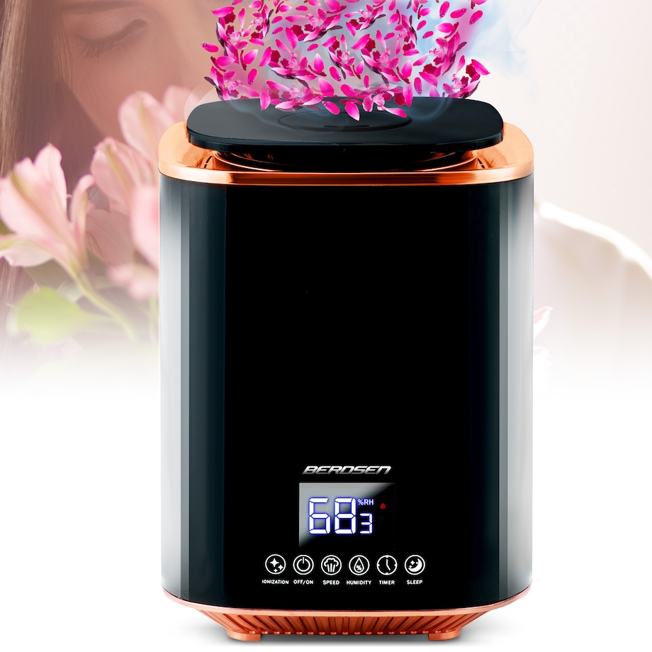 Nawilżacz powietrza ultradźwiękowy jonizator aroma Berdsen