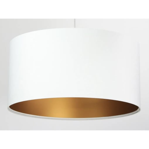 Lampa wisząca HOME 50 biała/złota