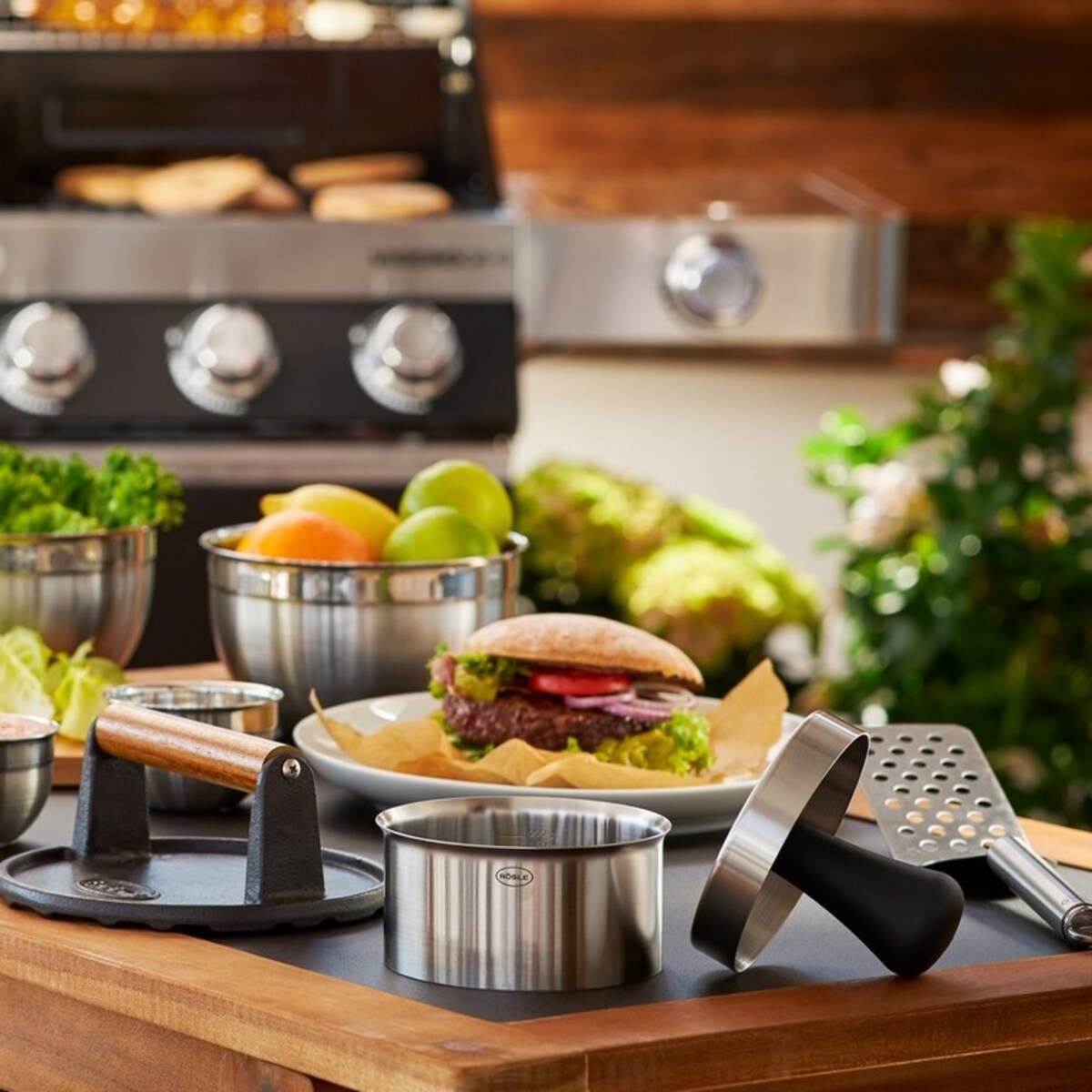 Praska do burgerów PRO 11cm/6cm - Roesle