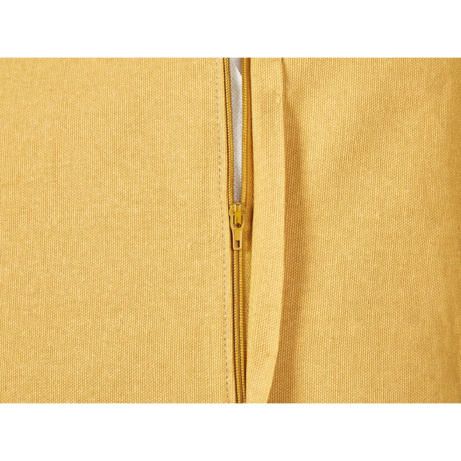 2 welurowe poduszki dekoracyjne 45 x 45 cm żółte CHOISYA