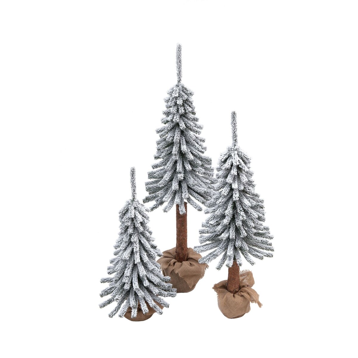 Choinka sztuczna Świerk górski ośnieżony na pniu