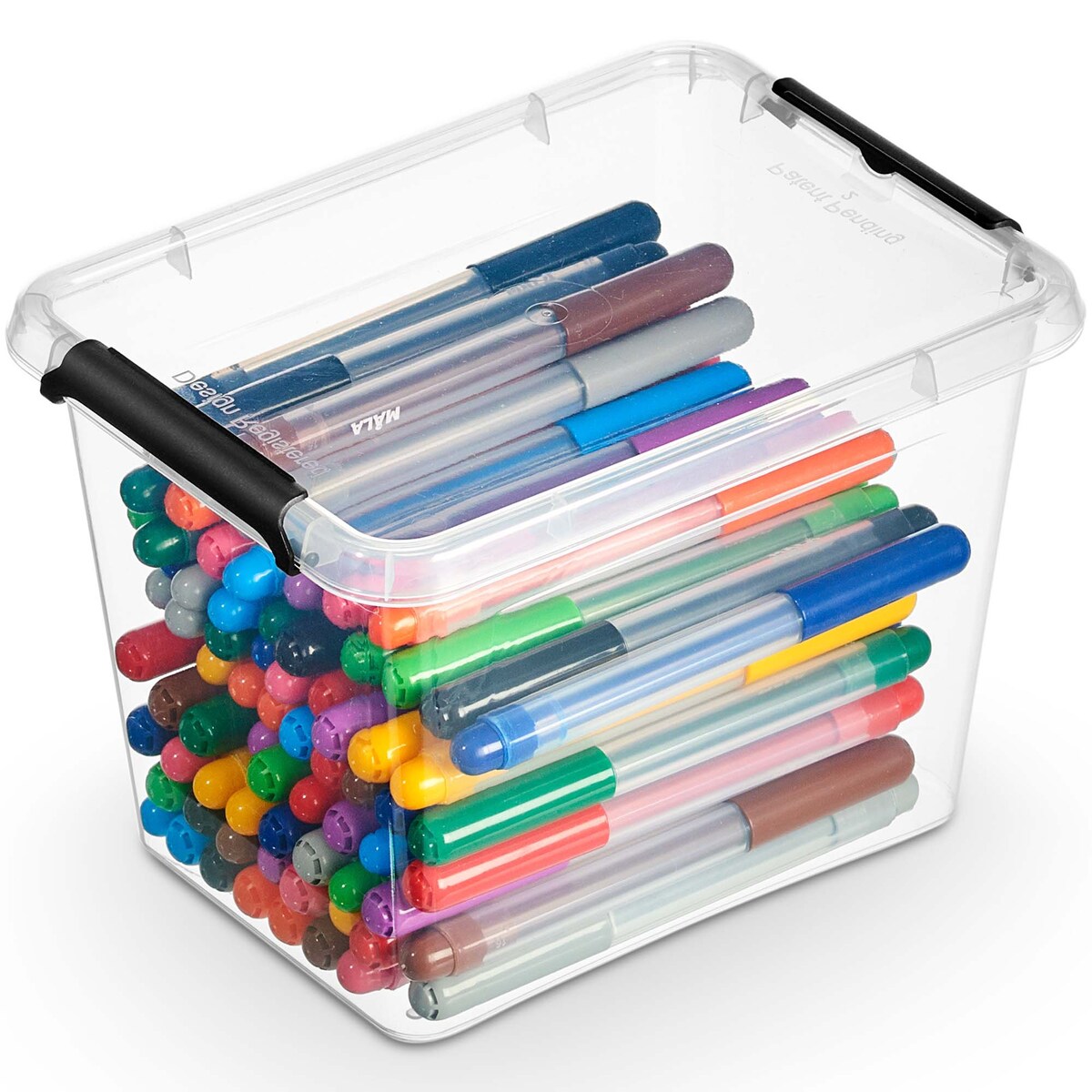 Pojemnik Plastikowy Pudełko Z Pokrywą Do Przechowywania Box Organizer 2,5L