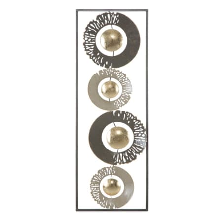 Dekoracja ścienna Ring, kolor wielokolorowy, żelazo, 31 x 89,5 cm, do salonu i przedpokoju, Mauro Ferretti