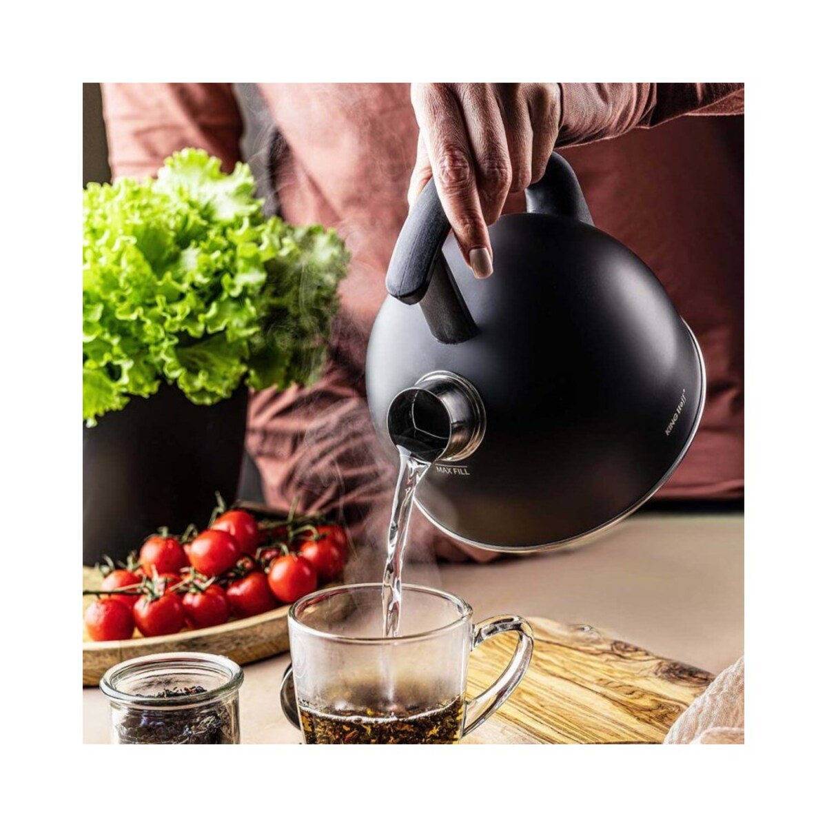 Kinghoff czajnik 1,5l z gwizdkiem KH1897