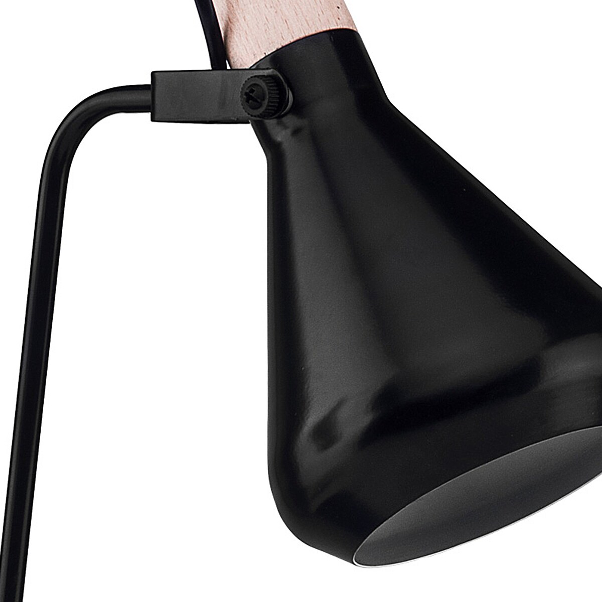 KONSIMO CORTODI Lampa biurkowaw stylu skandynawskim 2szt kolor czarny