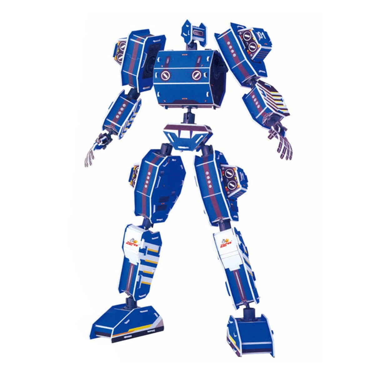 Robot niebieski Puzzle 3D