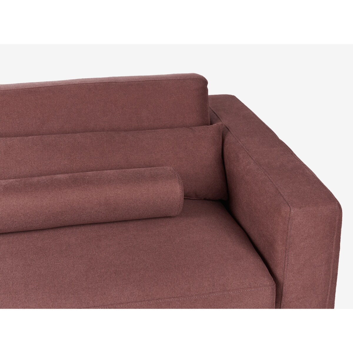 Sofa 3-osobowa burgundowa ANGE