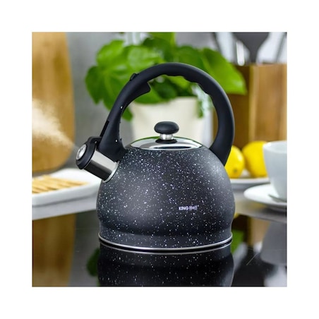 Kinghoff czajnik z gwizdkiem 2l Marble 7731