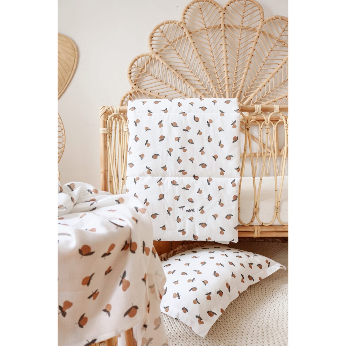 POŚCIEL BAWEŁNIANA Z WYPEŁNIENIEM GARDEN FRUITS - M