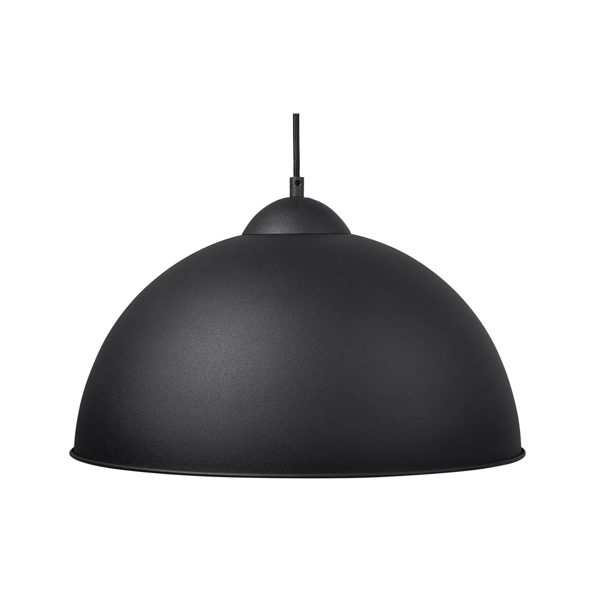 Lampa wisząca metalowa czarna CETINA