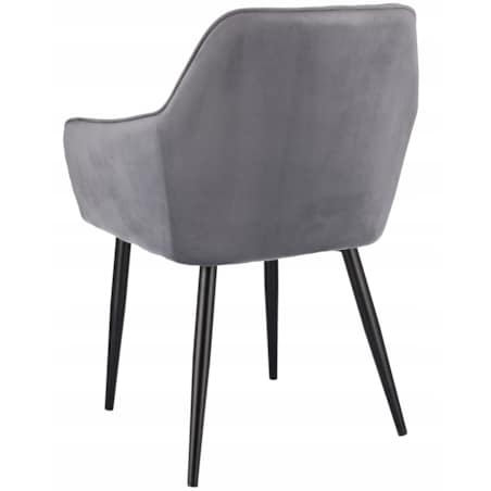 KRZESŁO welur TAPICEROWANE do jadalni PIKOWANE