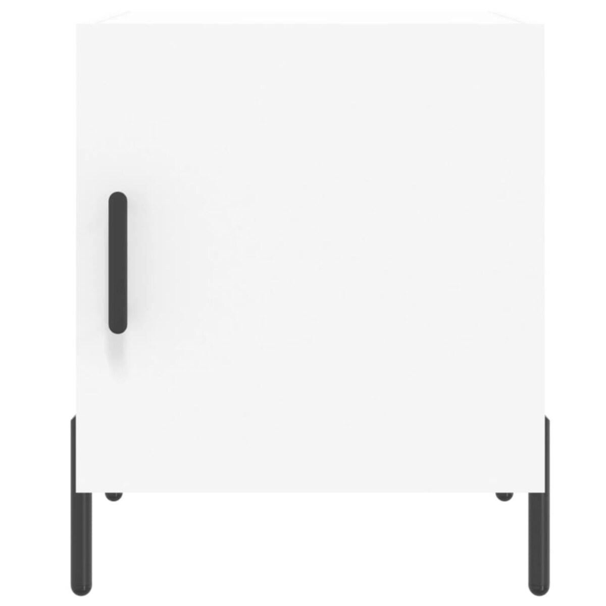 vidaXL Szafka nocna, biała, 40x40x50 cm, materiał drewnopochodny