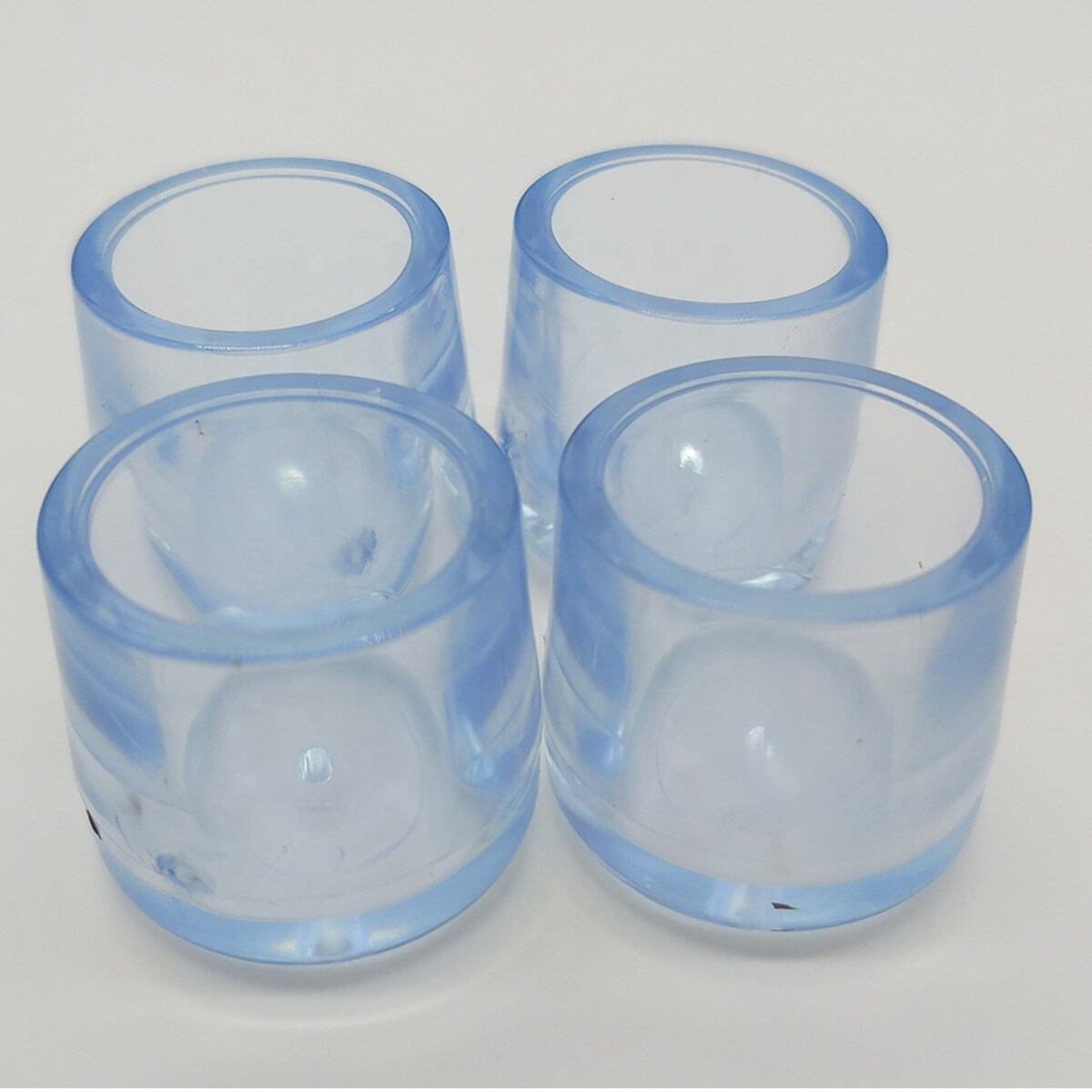 Nakładki na nogi krzesła ochronne silikonowe 22-25 mm 16 sztuk bezbarwne