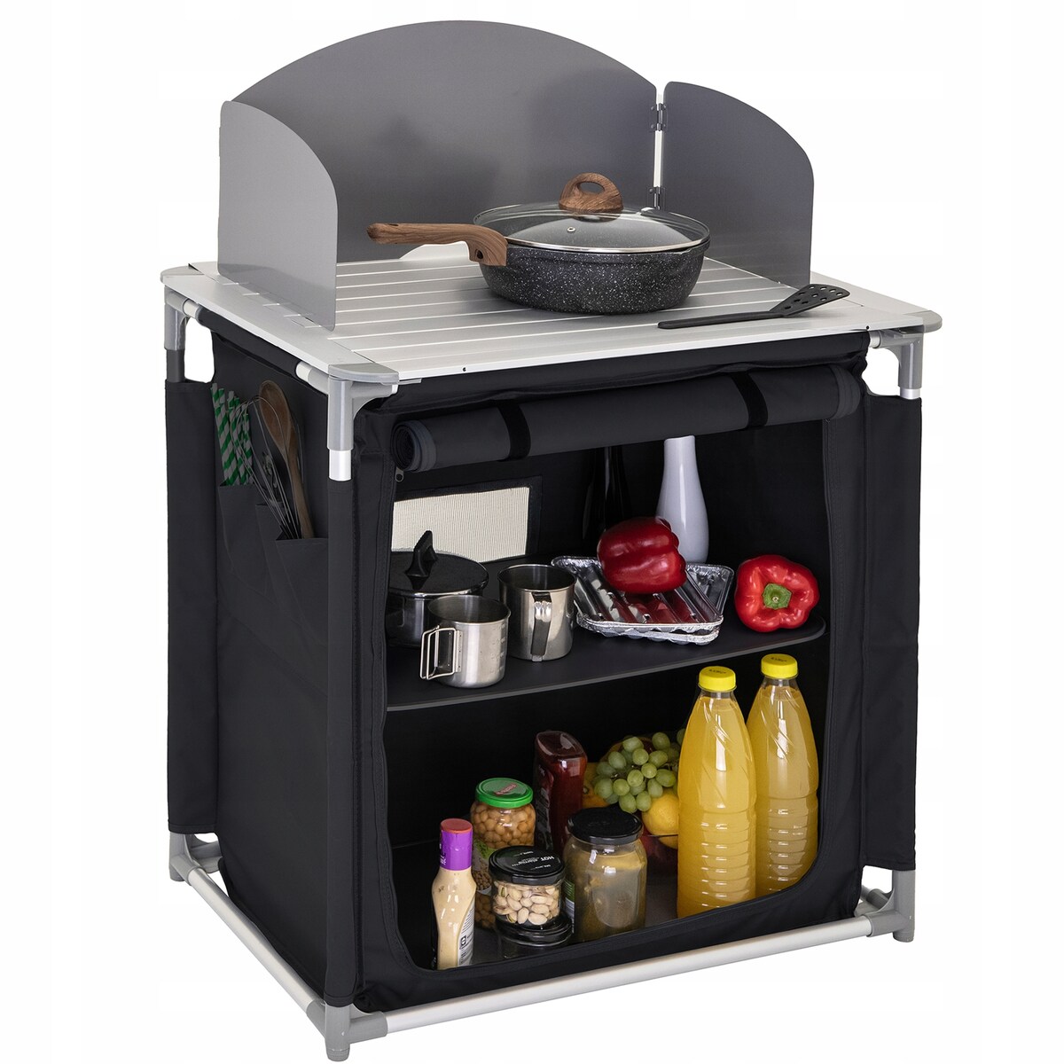 KUCHNIA TURYSTYCZNA SZAFKA stół składany ogrodowy torba KEMPINGOWY stolik