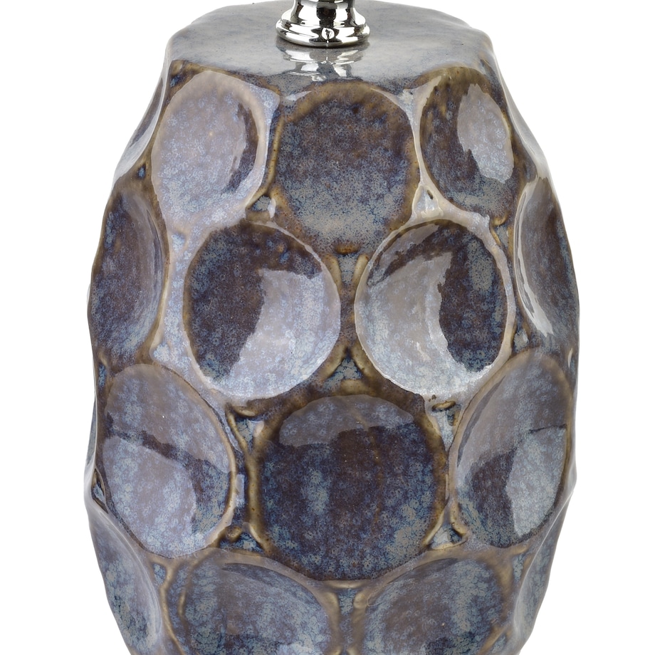 LETI GREY Lampa stołowa 11x11x33.5cm