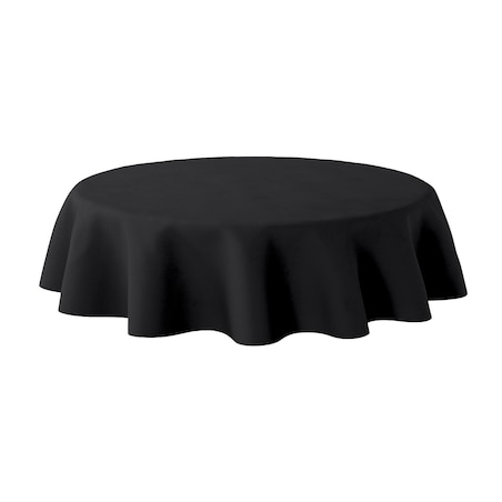 Obrus okrągły 100 x 100 cm czarny