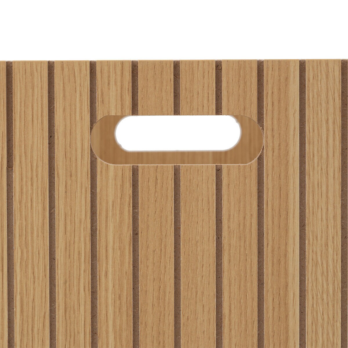 Kosz z MDF z uchwytami TASSO, 31 x 31 cm