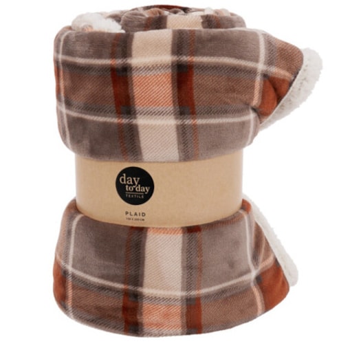 Koc w kratę, 200 x 150 cm