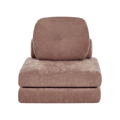 Sofa rozkładana jednoosobowa OLDEN Brązowy