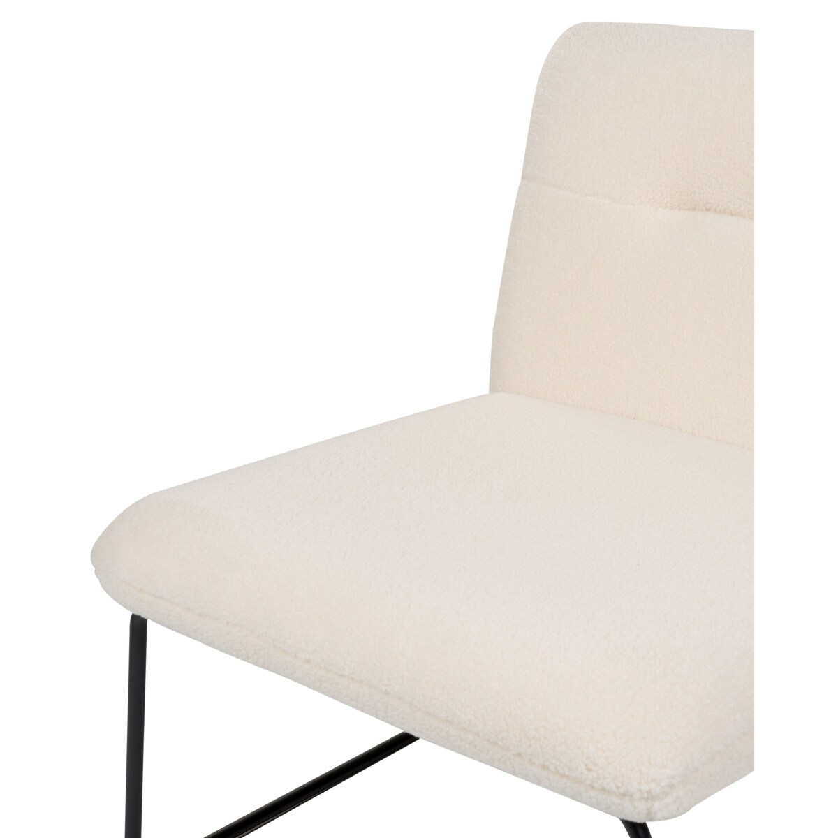 Fotel COTULLA Boucle Biały