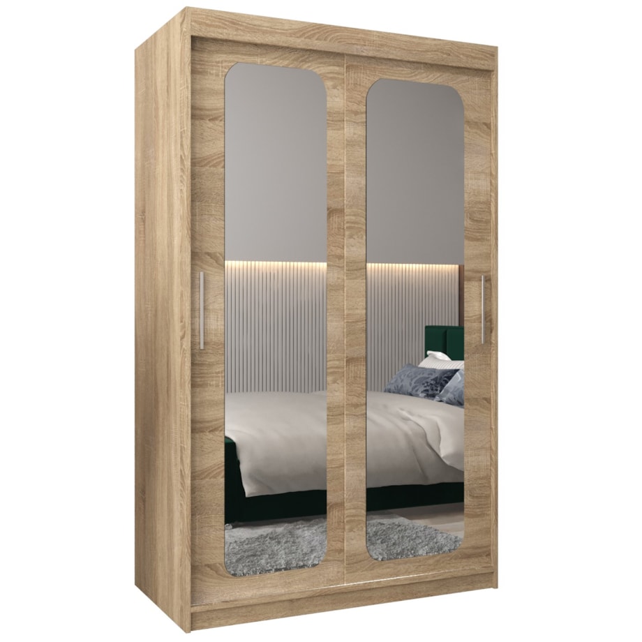 Szafa przesuwna Garderoba PROMO T3 120 sonoma/sonoma