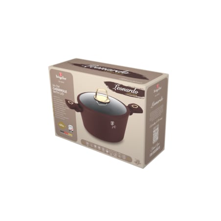 Garnek z pokrywką 24cm BerlingerHaus Leonardo BH-8041