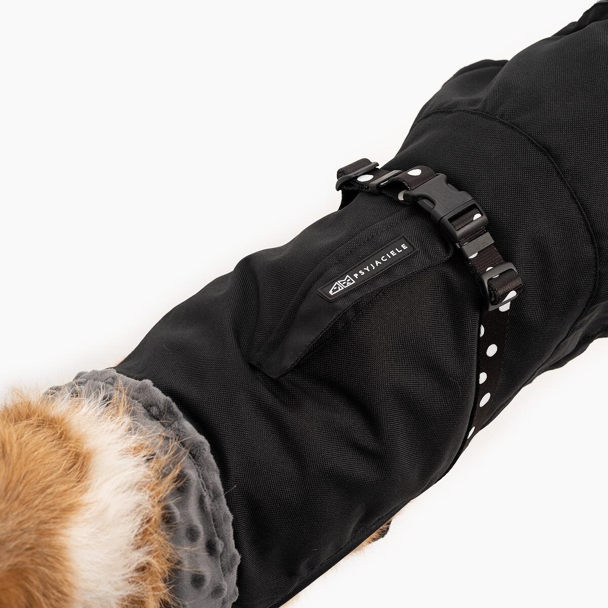 Kurtka dla psa "Psygarnij kropka" - Rozmiar: XL