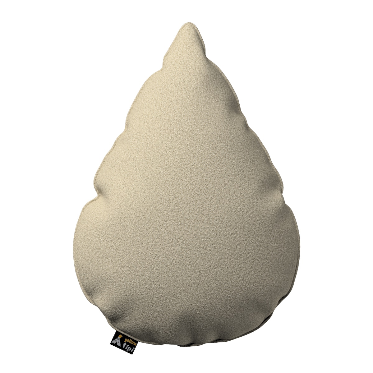 Poduszka Sweet Drop, jasny beż, 55x15x35cm, Boucle