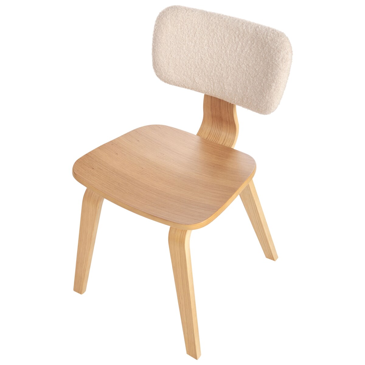 Zestaw 2 krzeseł do jadalni LUCINDA Drewno Jasne drewno