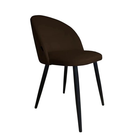 Krzesło CLAUDINE 1 VELVET brązowe