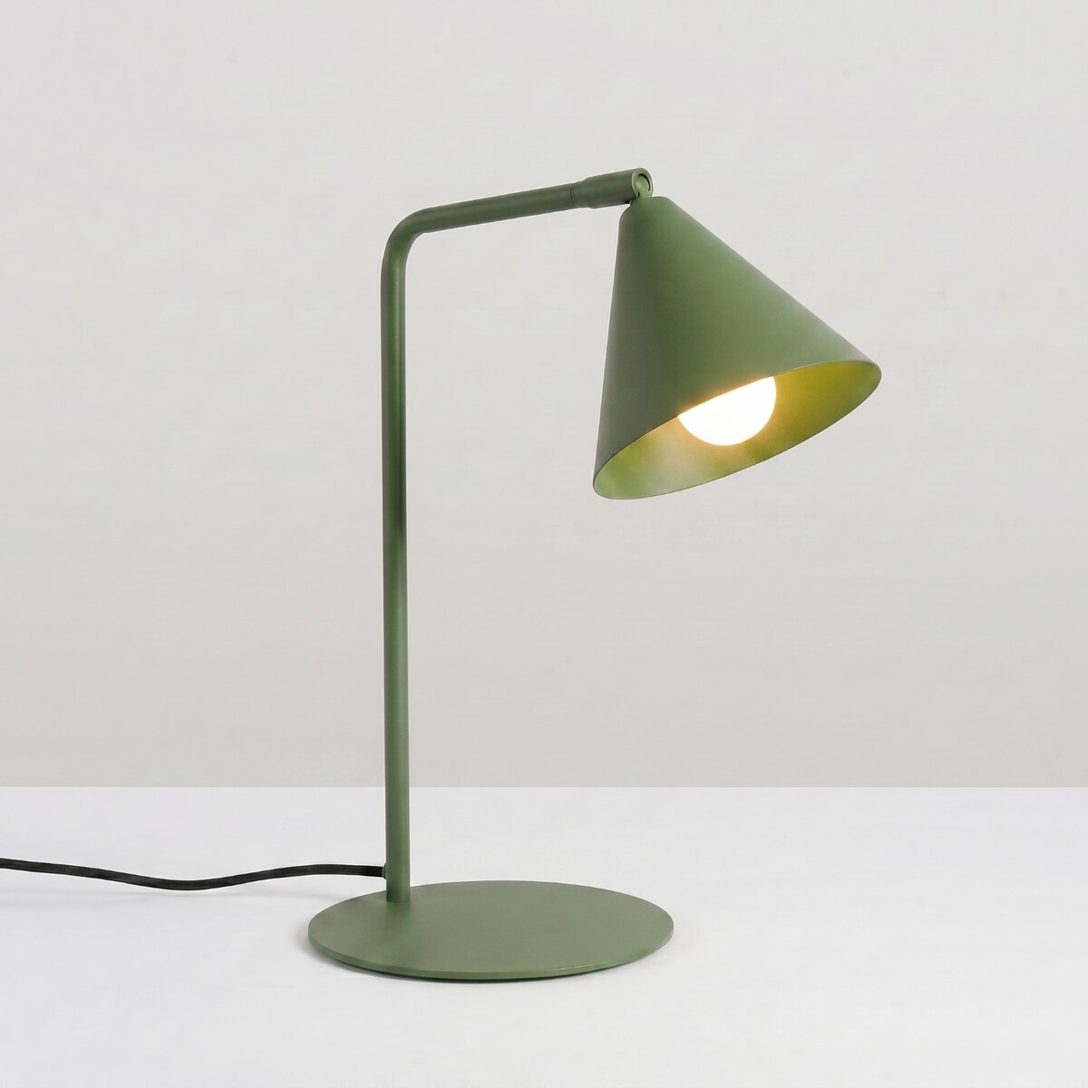 Lampa biurkowa NOX zielona oliwka