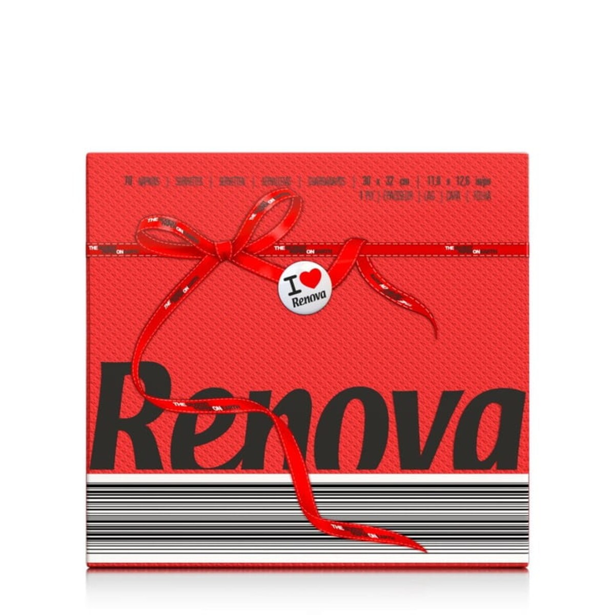 Serwetki papierowe Renova Red Label czerwone 70 szt