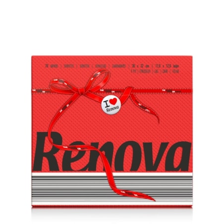 Serwetki papierowe Renova Red Label czerwone 70 szt