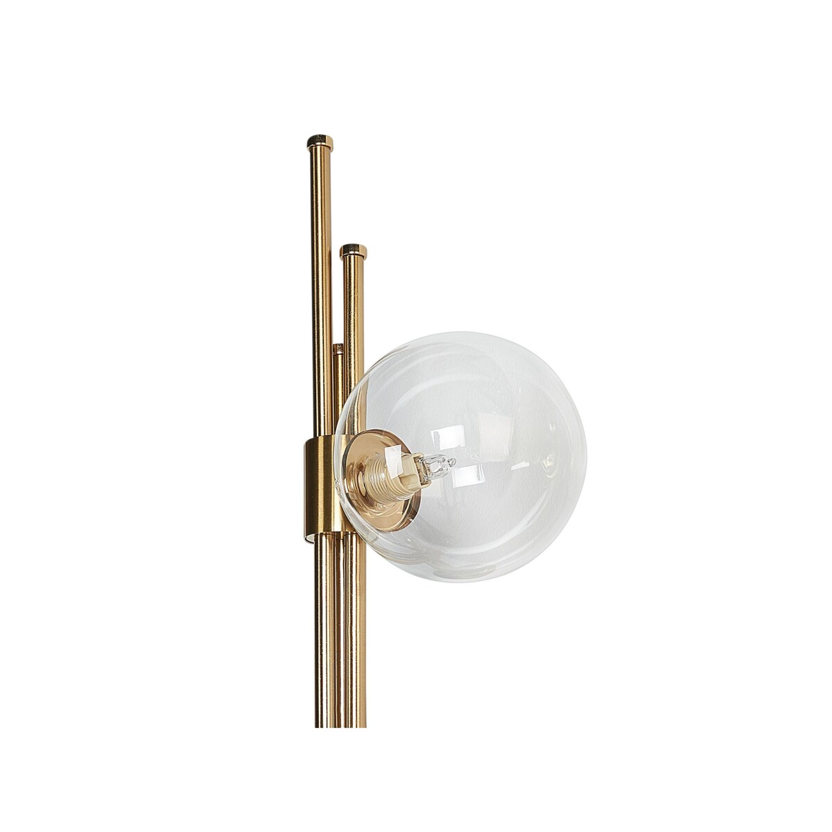 Lampa ścienna 3-punktowa metalowa złota TULIJA