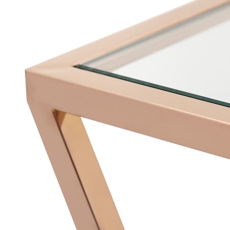 Konsola Vertigo rose gold 120x40x80cm, 120 x 40 x 80 cm