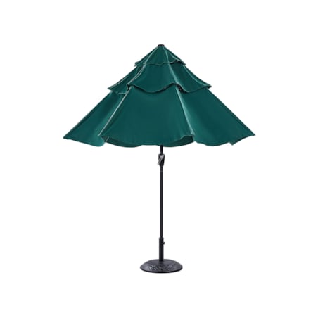 Parasol ogrodowy ⌀ 285 cm zielony BIBIONE