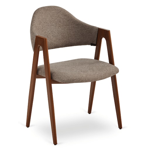 Krzesło Tapicerowane Kuchenne Skandynawskie Do Jadalni Salonu Beżowe RUIZ