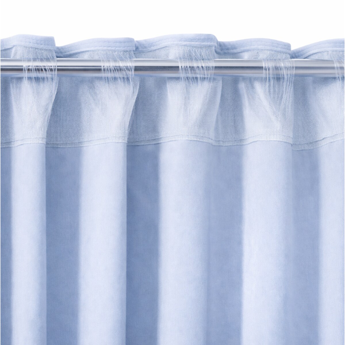Zasłona welurowa Werona w kolorze baby blue 260 cm