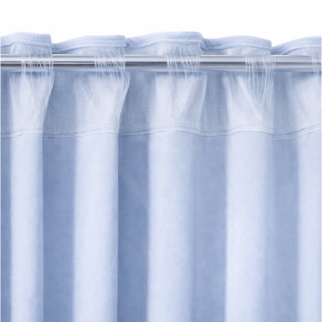 Zasłona welurowa Werona w kolorze baby blue 260 cm