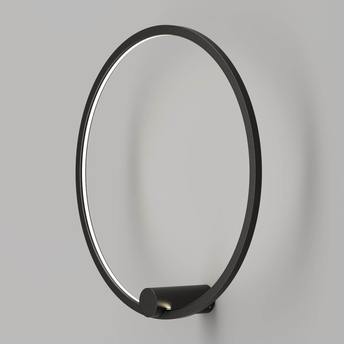 Salonowa lampa ścienna Ringa WL0116-M-BK Yaskr LED 35W 3000-4000K IP44 czarna