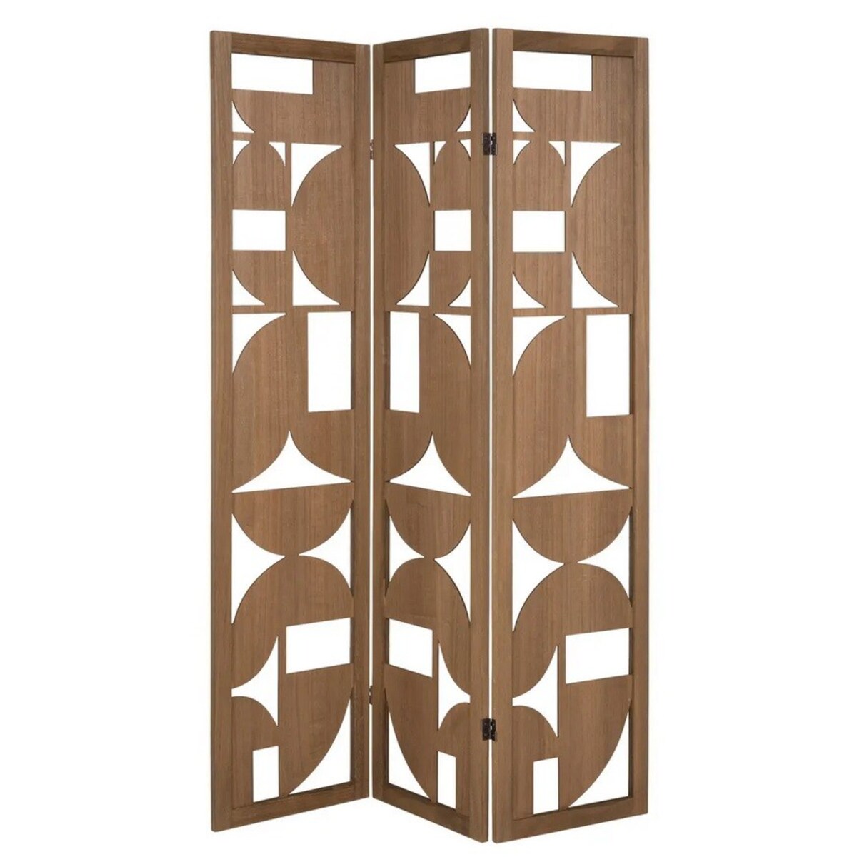 Parawan ażurowy brązowy 170 cm