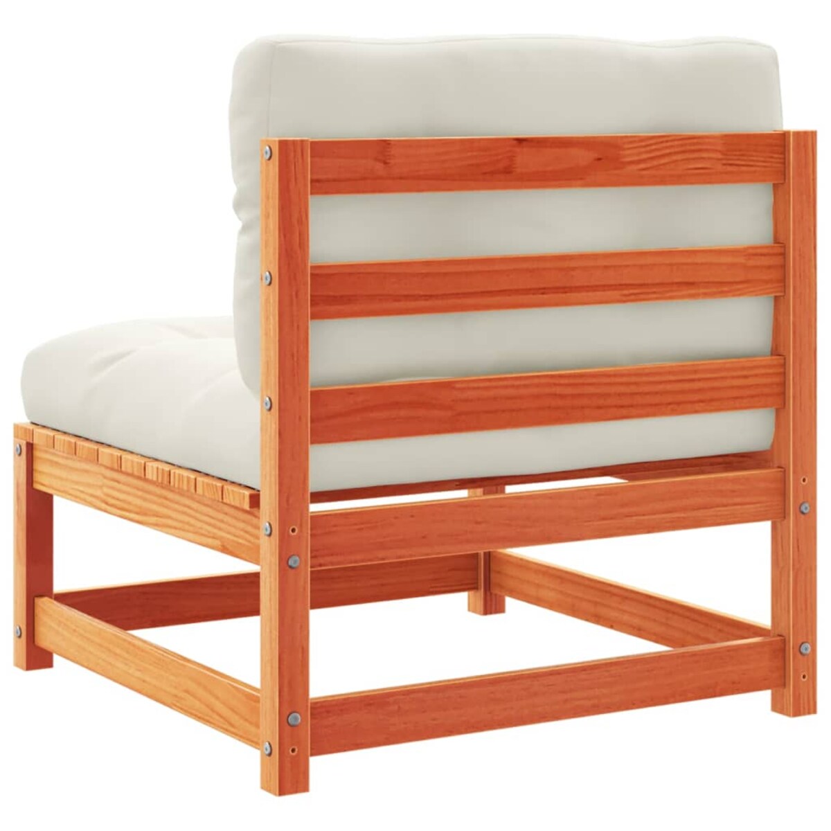 vidaXL 8-cz. zestaw wypoczynkowy do ogrodu, z poduszkami, woskowy brąz