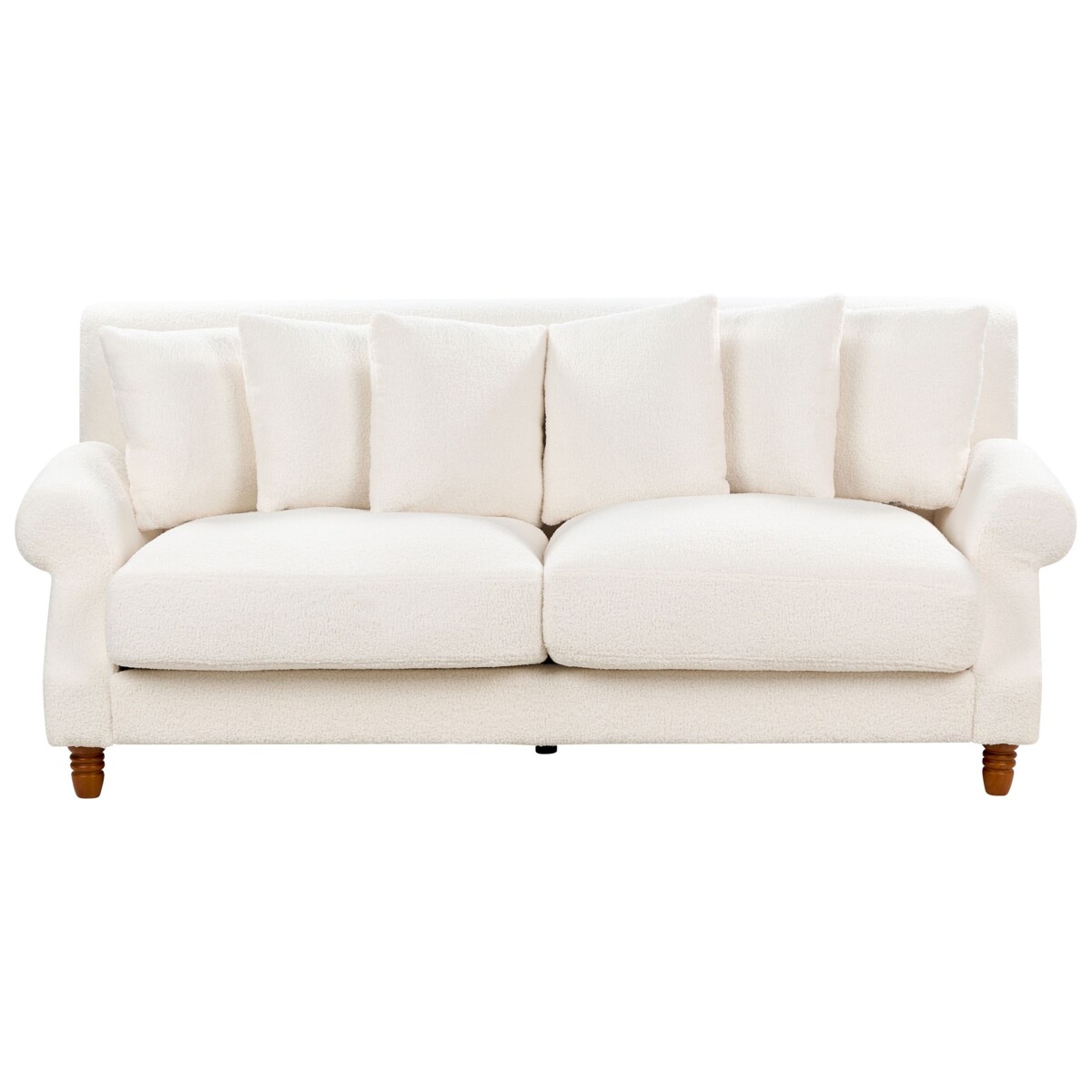 Sofa EIKE Boucle Złamana biel dla 2 osób