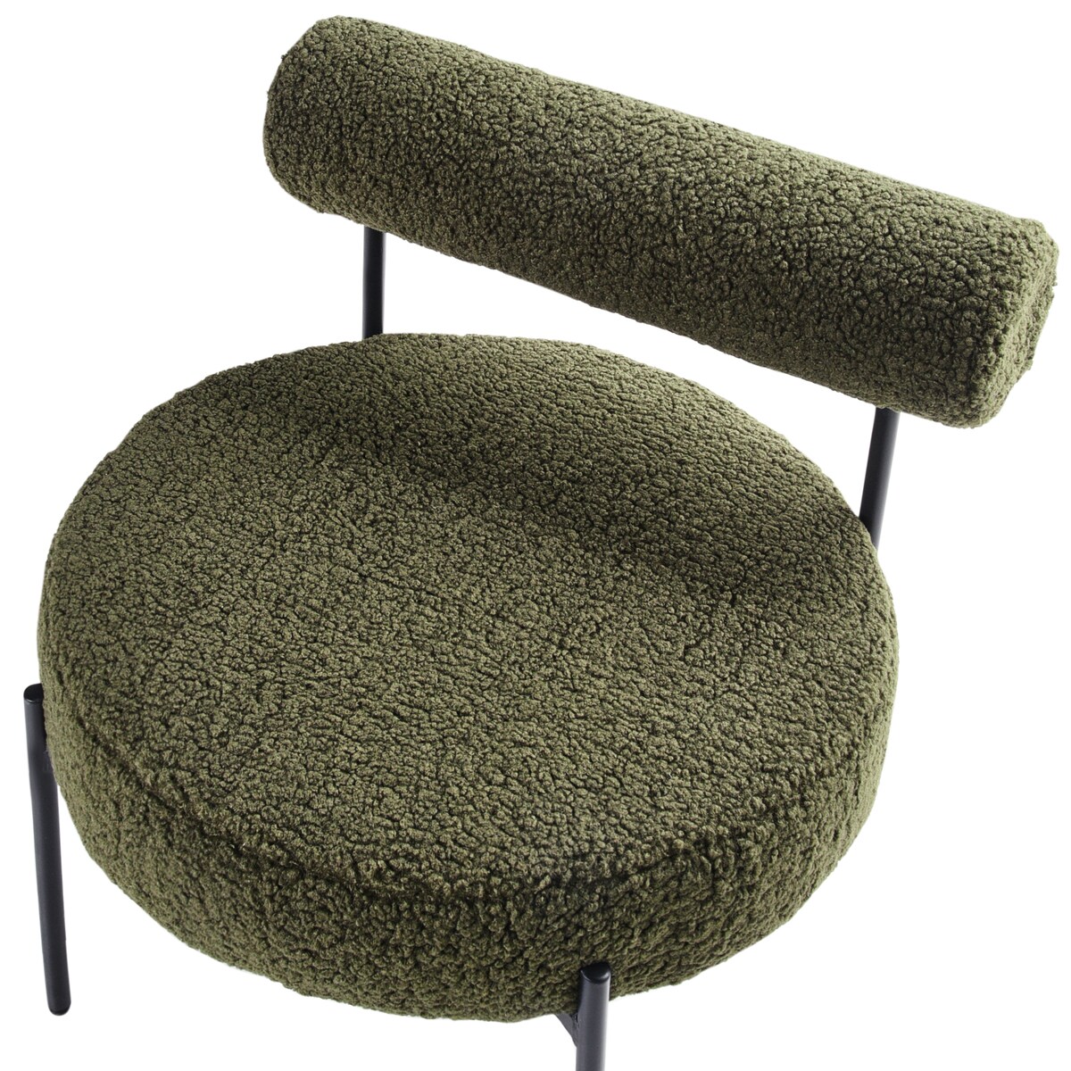 Fotel ALPHA Boucle Zielony